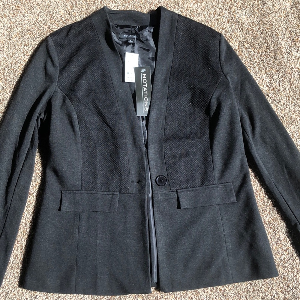 Brand new Notations black dress jacket